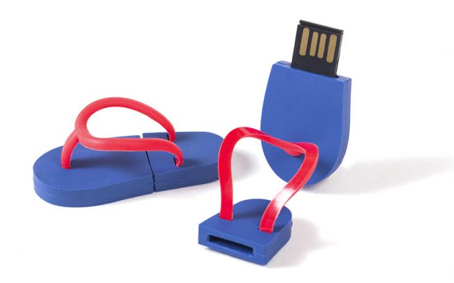 Flip flop 3D custom shaped USB stick